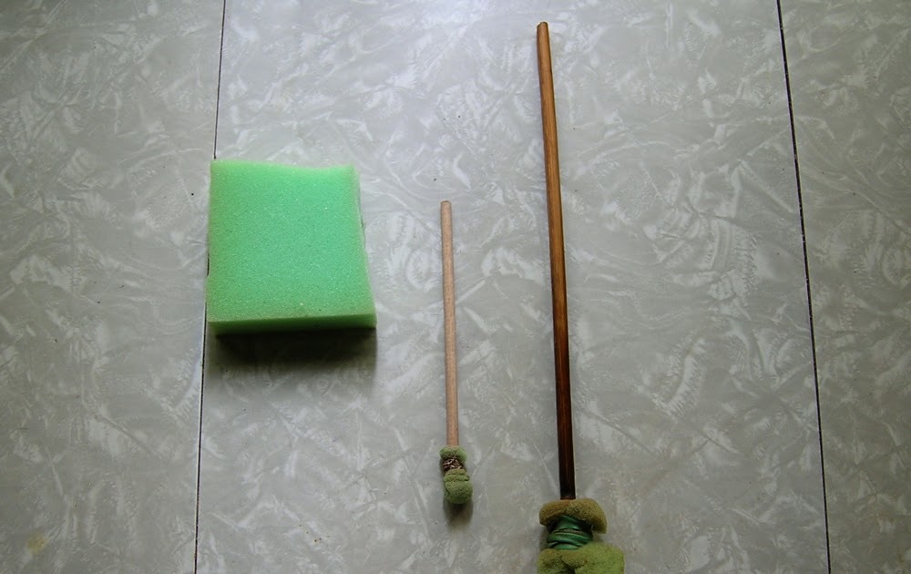 Clay Dancer Pottery Sponge on a stick, Throwing Tool