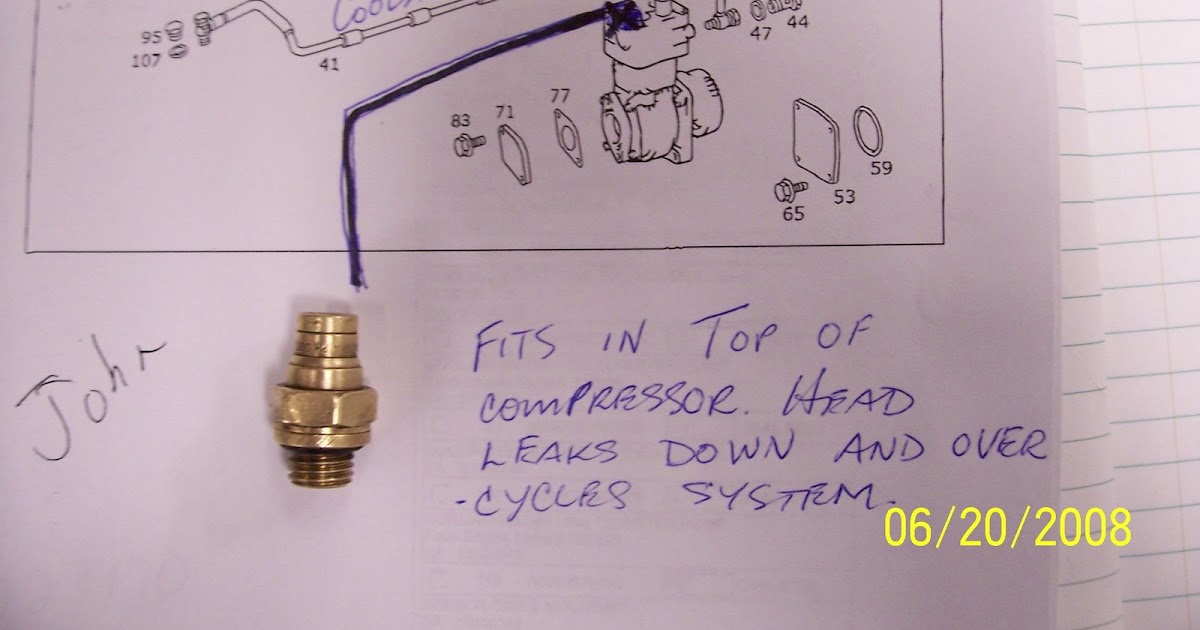 School Bus Mechanic Mercedes MBE Diesel Engine Air Compressor Cycles