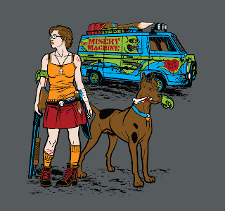 velma and scooby grew up. together. alone. (this is totally for George Wallace)