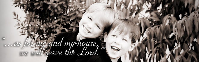 As for me and my house we will serve the Lord
