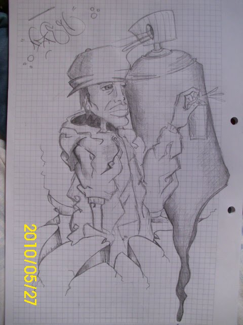 Dibujos de graffitis a lapiz - Imagui
