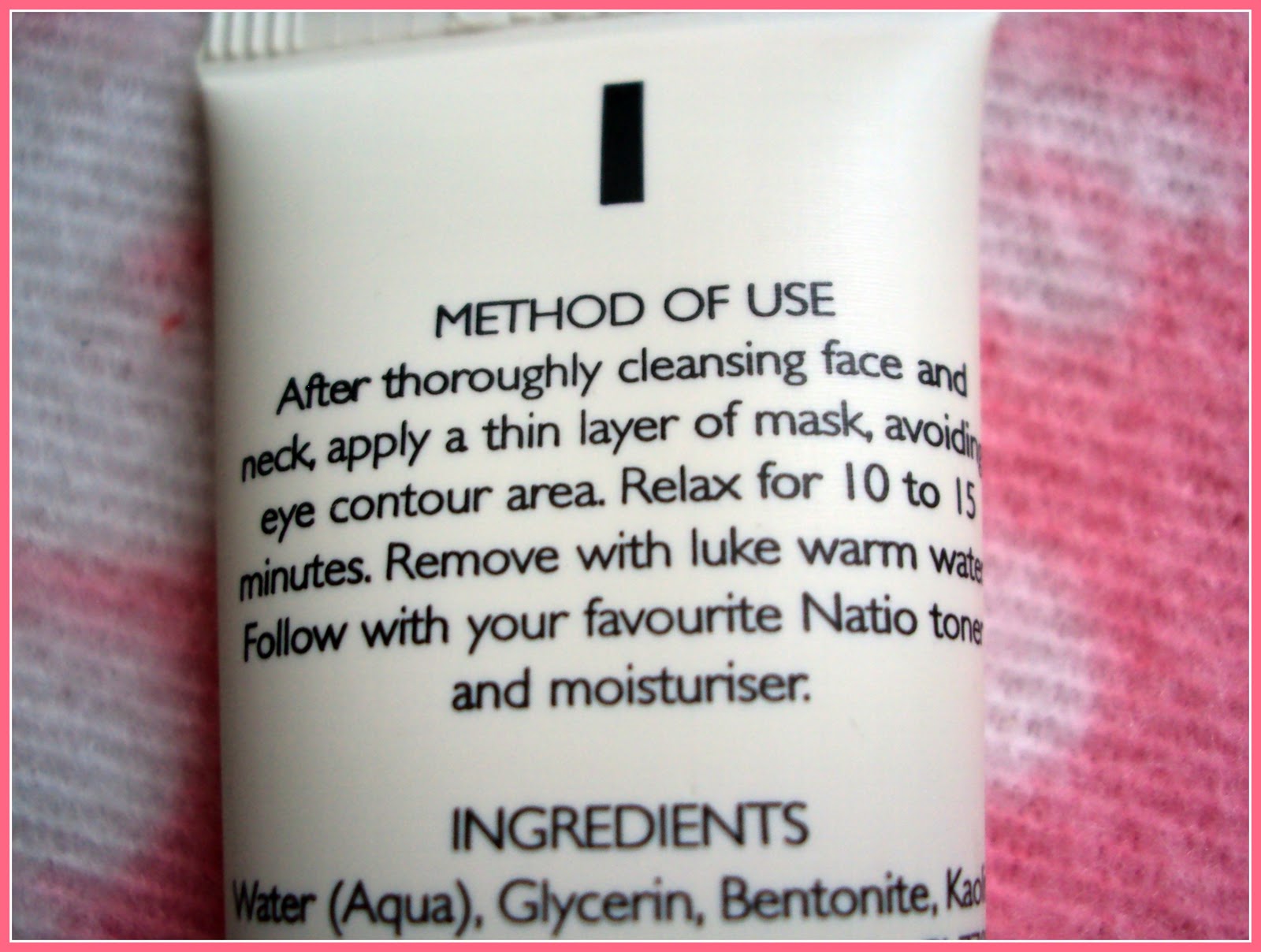 Guest Review Natio Clay and Plant Face Mask Purifier
