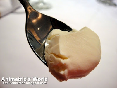 A scoop of Mascarpone cheese