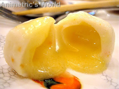 Gooey mozzarella balls at KingOne Rotary Hot Pot
