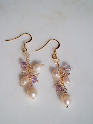Fresh Water Pearls w/ Amethyst