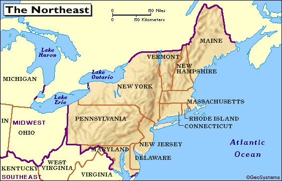 northeast united states