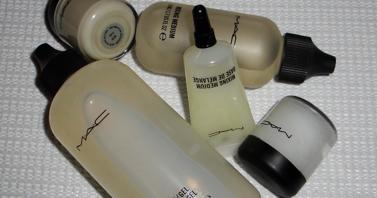 The Fancy Face M·A·C Mixing Mediums OVERVIEW