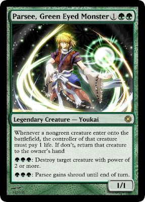 Magic The Gathering a la Touhou Parsee,+Green+Eyed+Monster