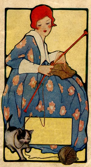 [knitting+woman]