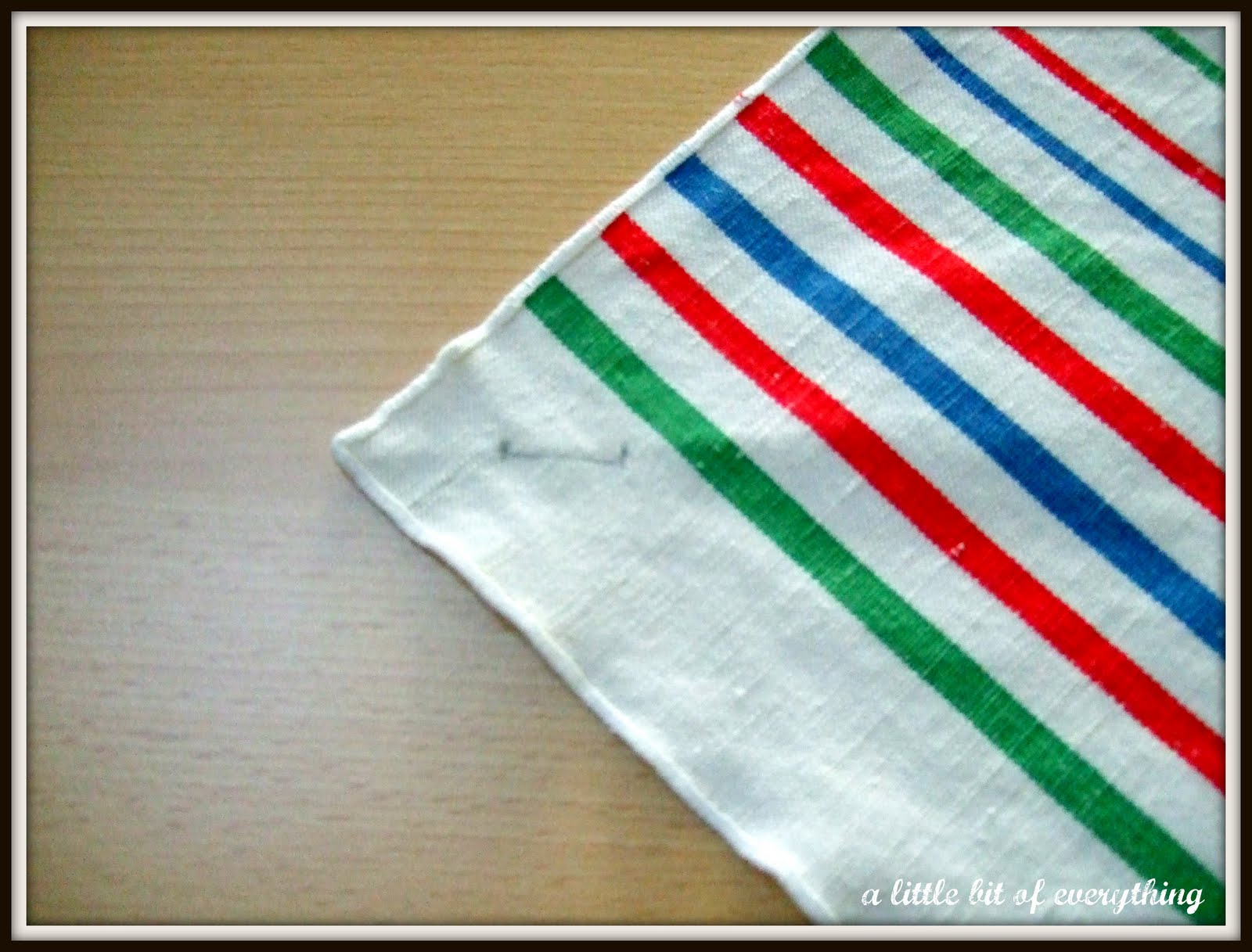 a little bit of everything Needlework Napkins with Buttonholes