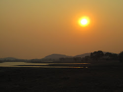Sunset over Vwaza national park
