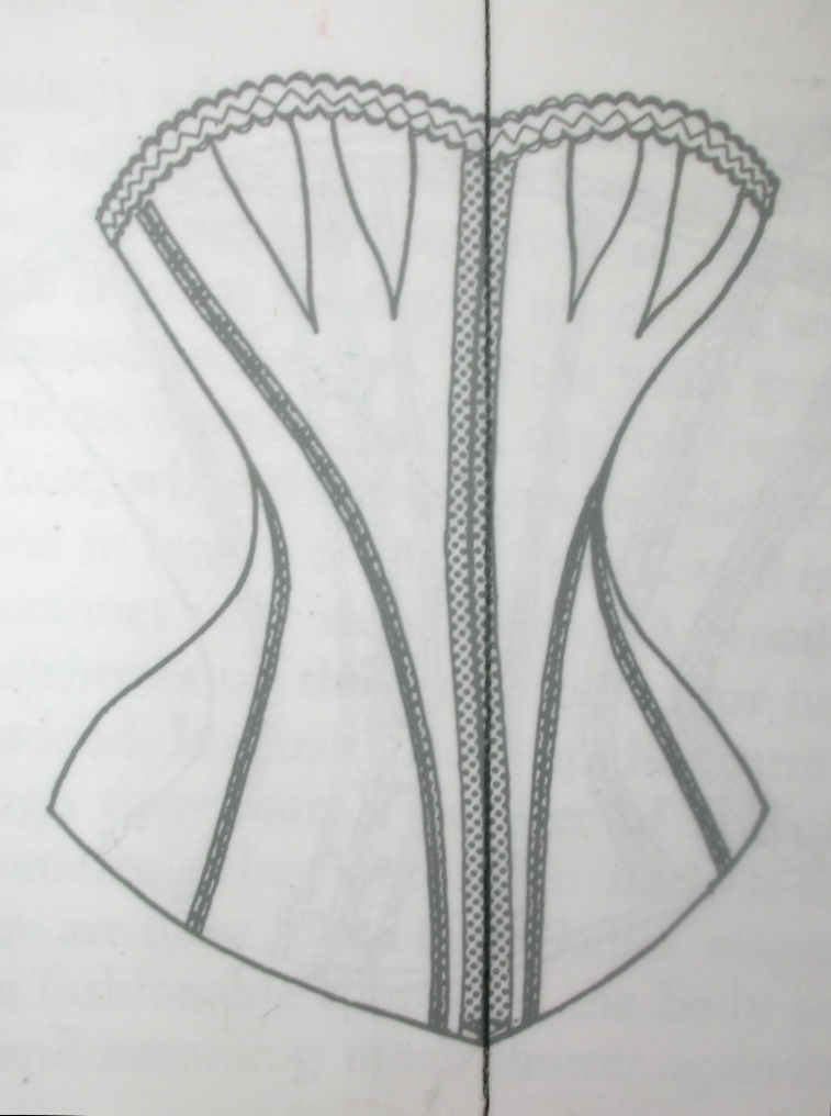 Drawing Of Corset