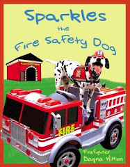 Celebrating the release of the 2nd edition of Sparkles the Fire Safety Dog!