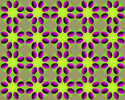 Moving Flower Illusion Moving Flower Illusion