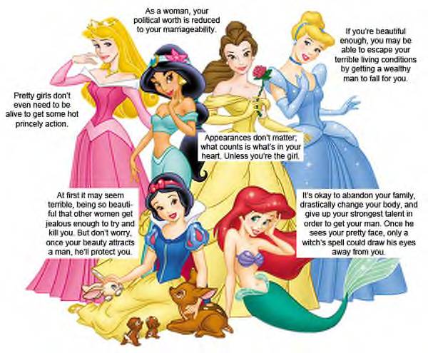 Disney Princesses Fighting