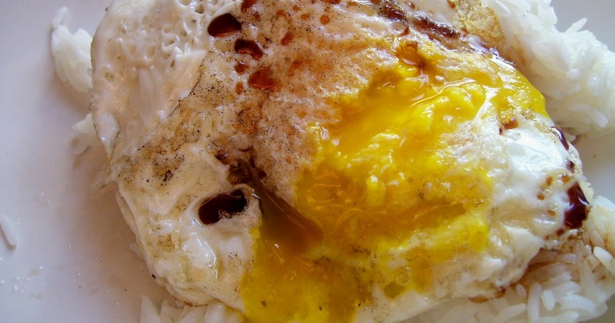 JUST VEGGING OUT My Favorite Breakfast Fried Eggs Over Rice