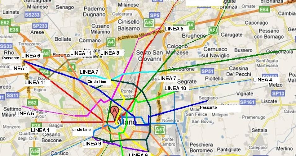FurettoFurbetto 11 Linee di Metropolitana per Milano Entro il 2030