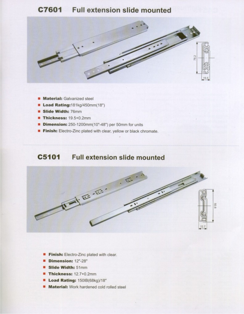 Ball Bearing Slide Series SLIDE SERIES