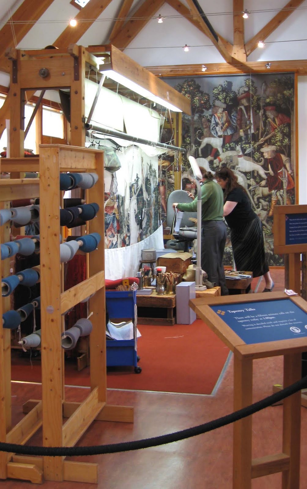 IN THE MAKING Tapestry Studio at Stirling Castle