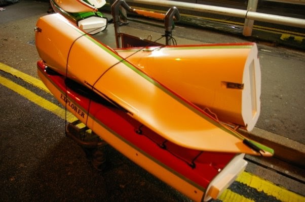 SECTIONAL SEA KAYAK: NDK Explorer Three Piece ready to travel