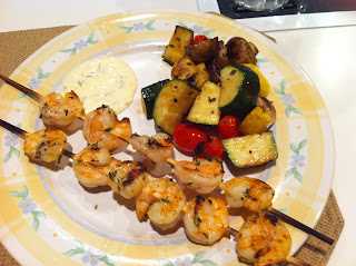 grilled shrimp skewers 