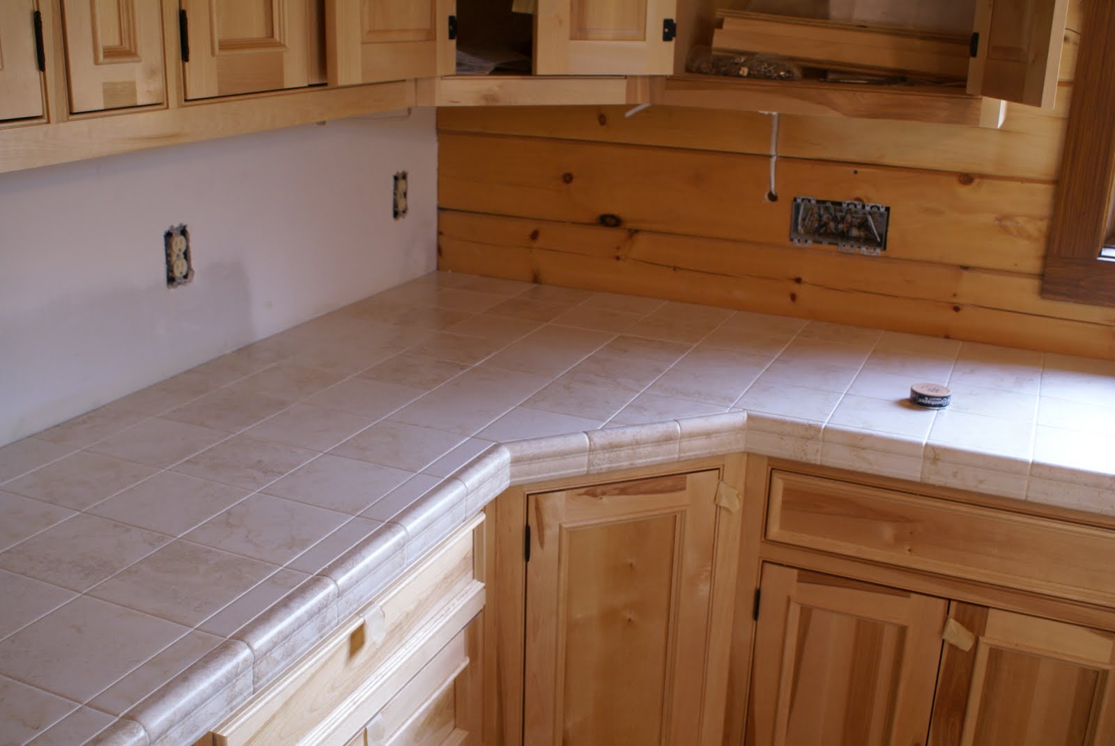 Countertop Tile & Cabinets Completed