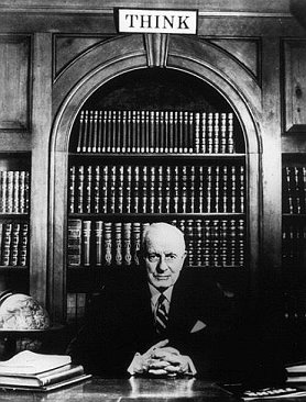THOMAS WATSON, FUNDADOR DE LA I.B.M.