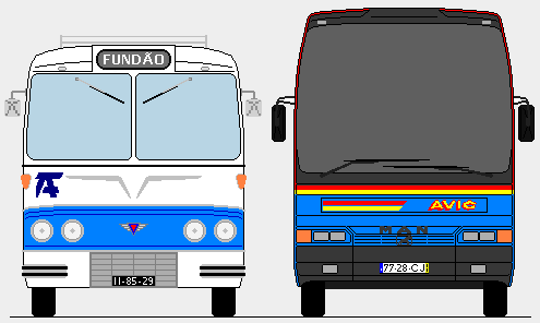 PORTUGAL BUSES DESIGN... and Miniatures