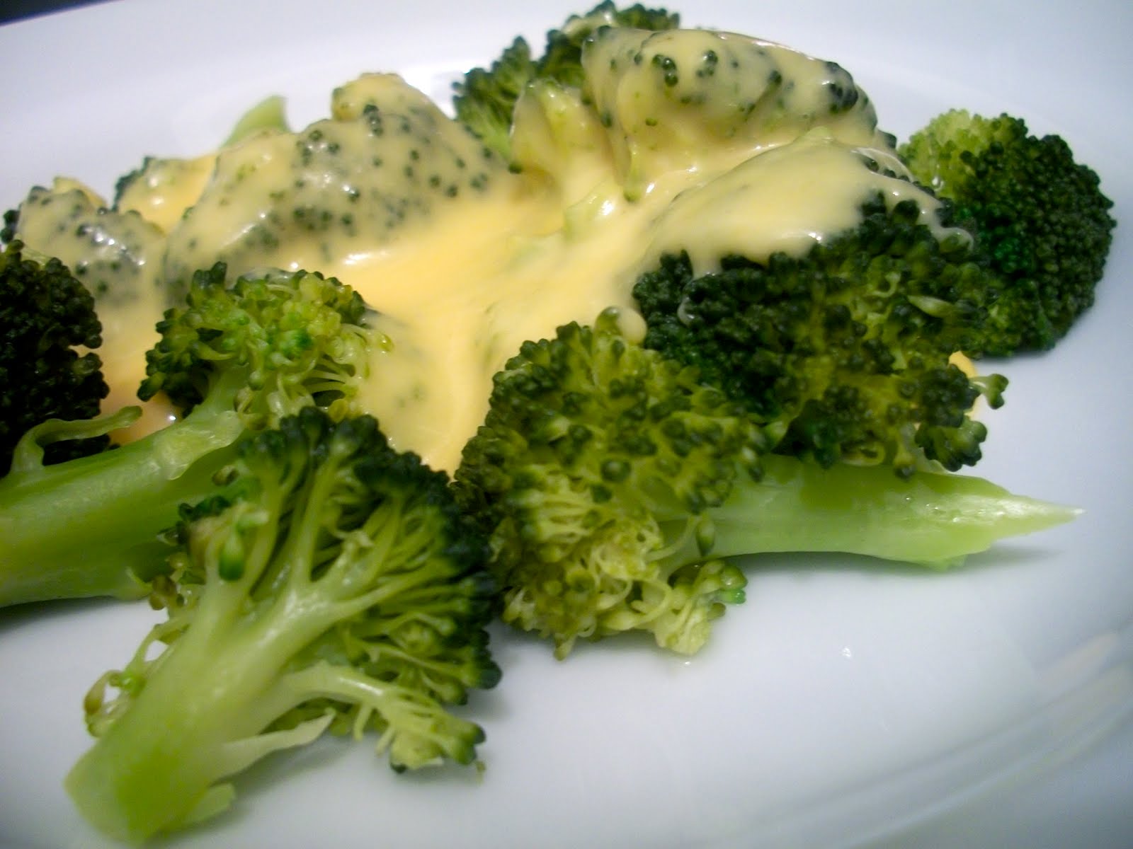 Brooke Bakes Broccoli with Cheese Sauce