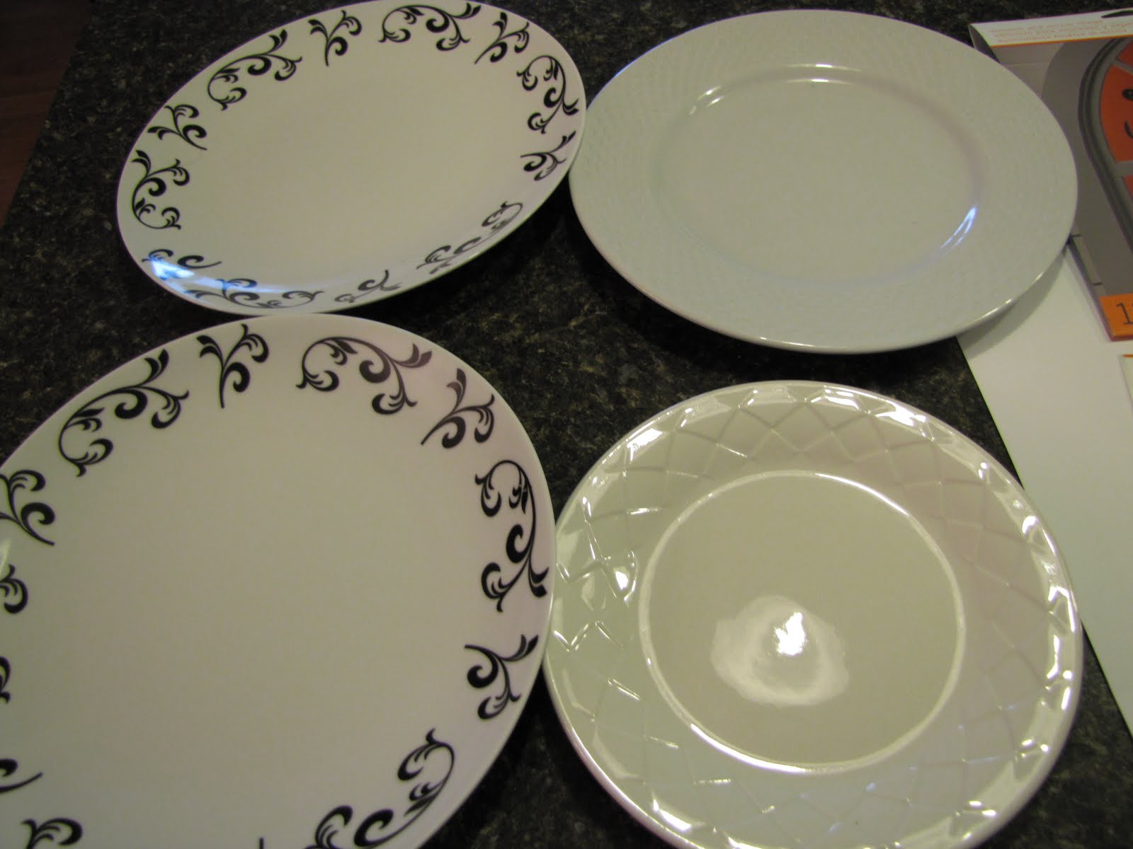 Sustainably Chic Designs Spookathon Dollar Tree Halloween Plates