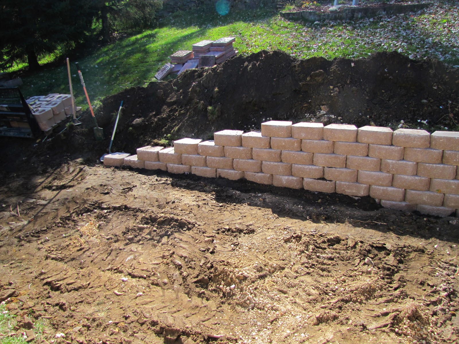 Sustainably Chic Designs: Backyard Makeover: Day 2 Progress