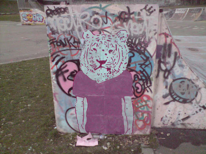 Poster Self-portrait Tiger Man
