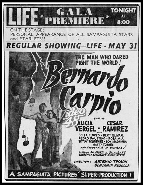 Bernardo Carpio movie