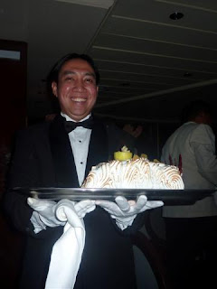 Onze waiter.