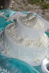 Our Seashell Wedding Cake