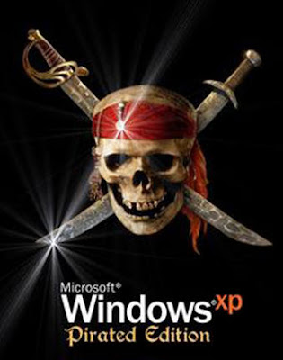 Ilustração ao Windows Xp Pirata