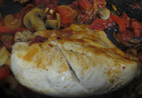chicken cacciatore, adapted from Ellie Krieger's The Food You Crave