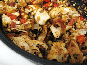 chicken and corn maque choux, adapted from The Complete Cooking Light Cookbook