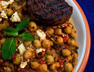 Chickpea Stew with Mint and Feta from Mediterranean Cooking in Alaska