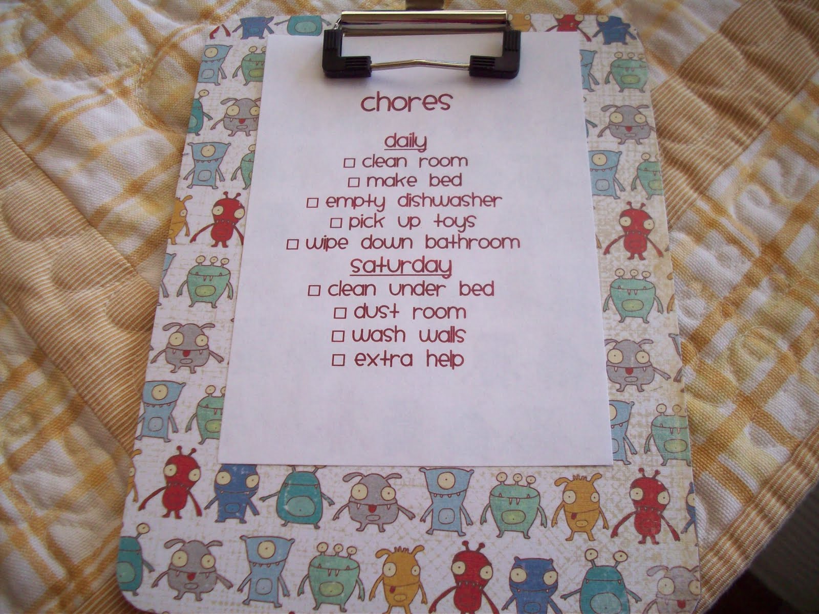 Ameroonie Designs 10 things to do with clipboards