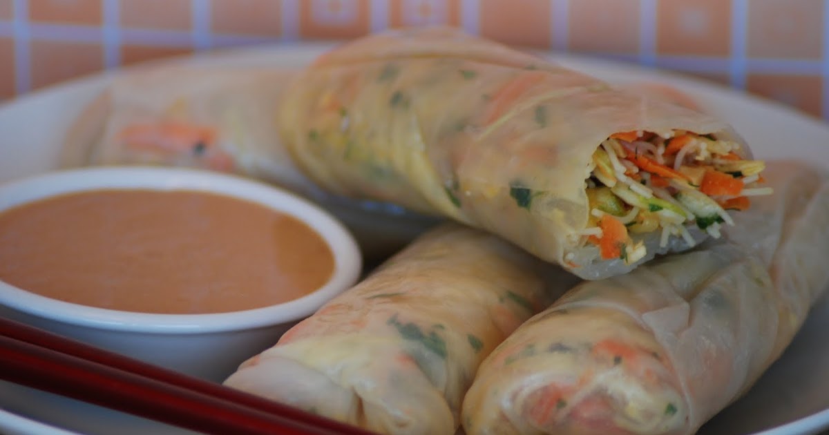 Gluten Free Taste of Home Vegetarian Spring Rolls with ThaiStyle