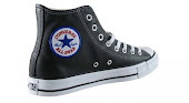 Converse Chuck Taylor Leather Hi-Cut Shoes Black White