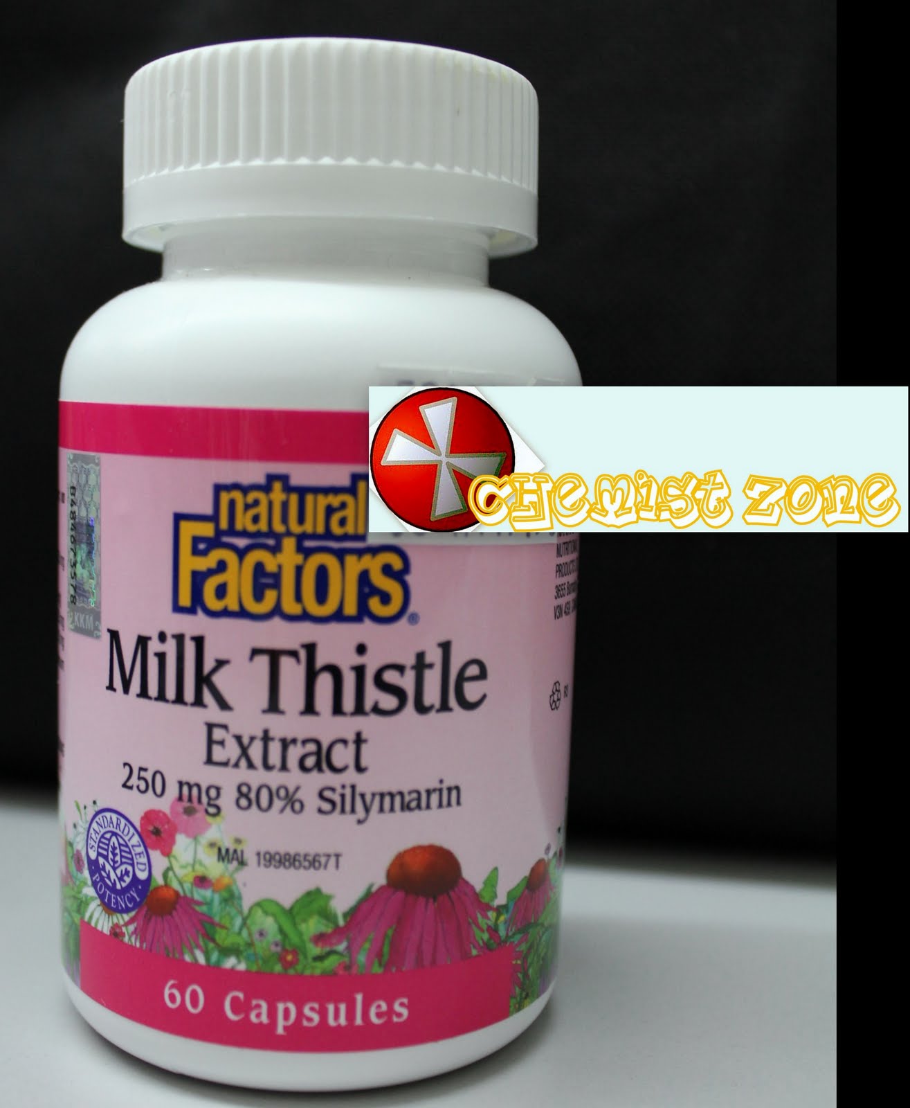 Chemist Zone Natural Factors Milk Thistle