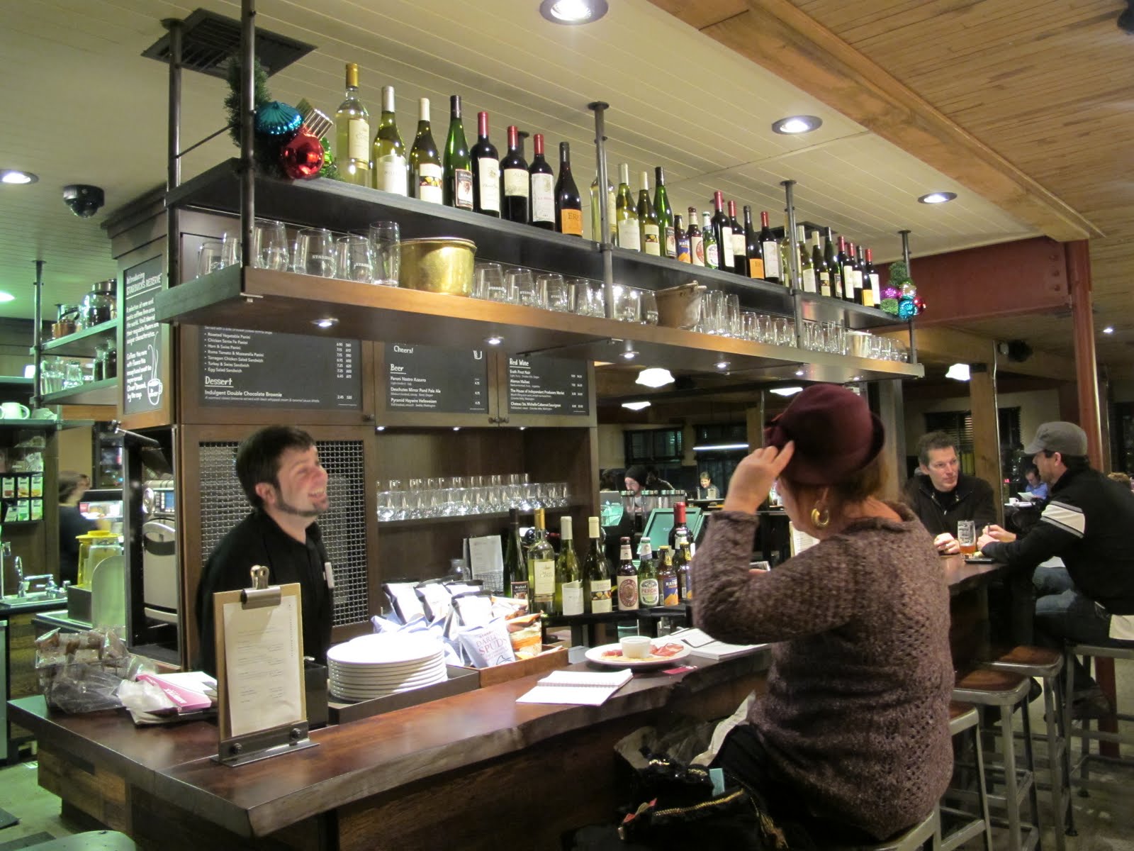 Classy Eats The new beer and wine bar at Starbucks, Capitol Hill, Seattle.