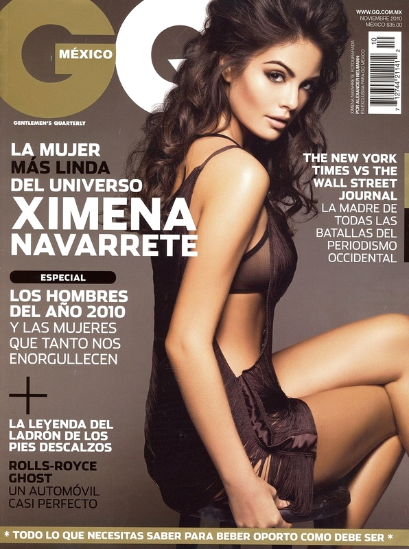 GQ Mexico November 2010 Ximena Navarrete by Alexander Neumann