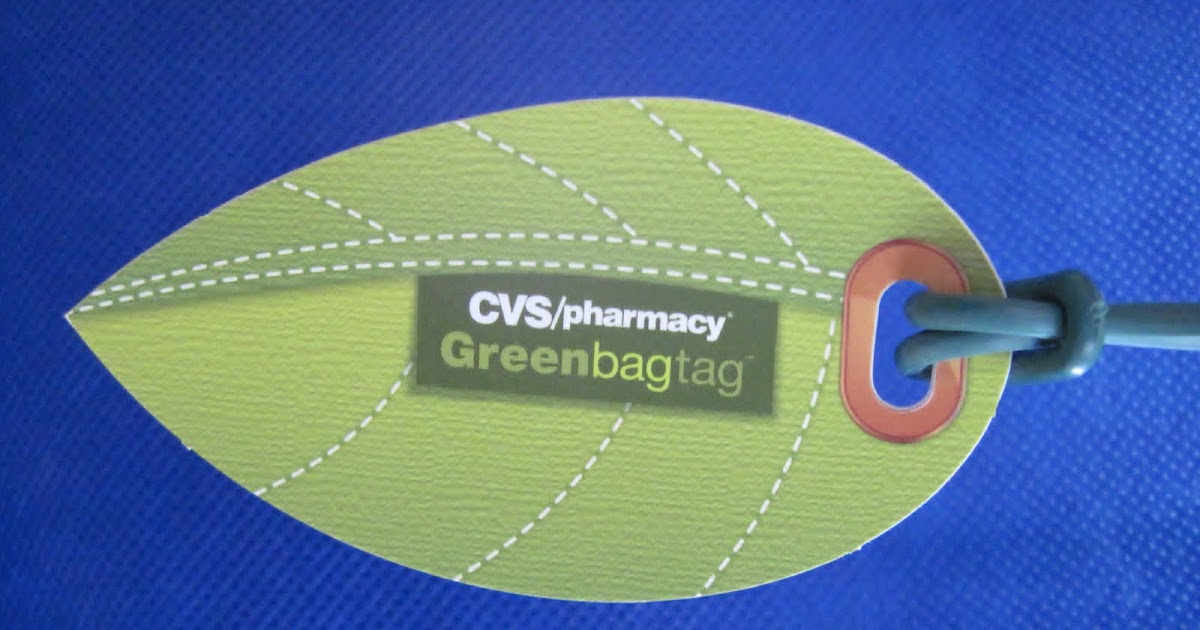 simply cvs  cvs green bag tag