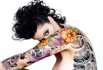 Sexiest Girl Picture on Sexy Girl Tattoo Design   Dragon  Flowers  Love  Heart Tattoos 03