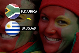 Goles del partido Uruguay Vs Sudafrica