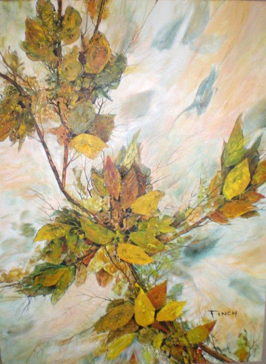 Leaves - Acrylic 3' x 4'