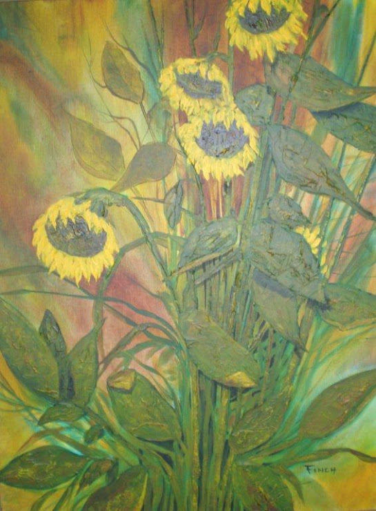 Sunflowers - Acrylic 3' x 4'